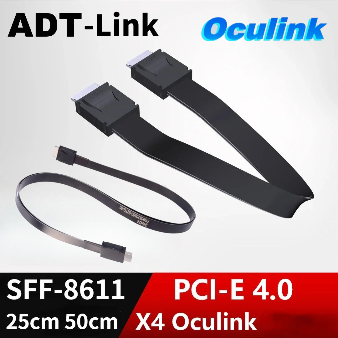 External Gpu Dock Pcie 4.0 Oculink - 1M PCI-E 4.0 X4 SFF-8611 Male