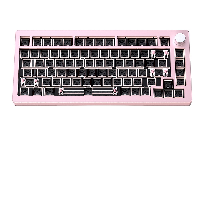 HJSDZHI AL75V2 Mechanical Keyb - Mechanical Keyboard Barebone Aluminum Gasket 75 评论和价格