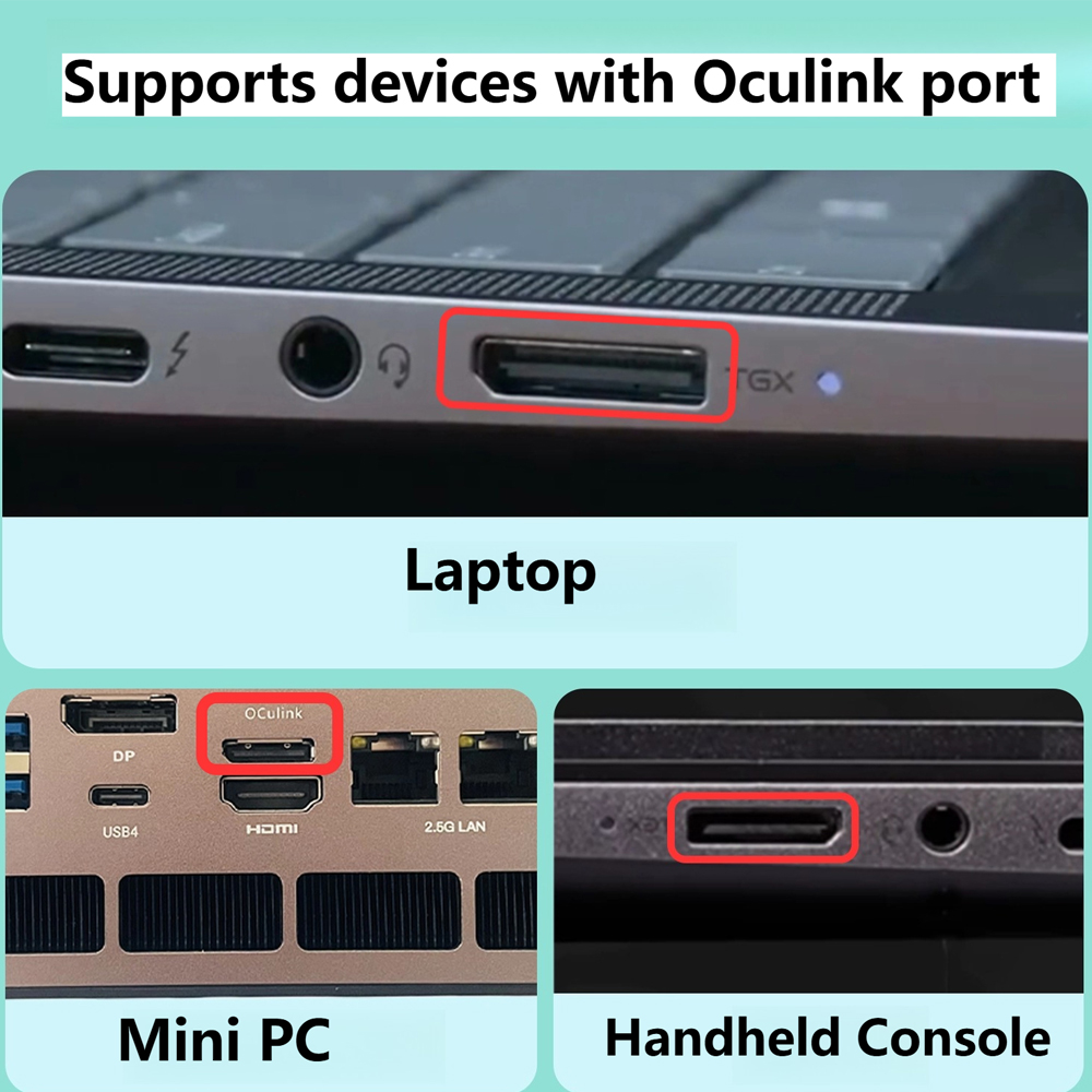 Oculink eGPU Graphics Card Doc - External Gpu Dock Pcie 4.0 Oculink 评论和价格