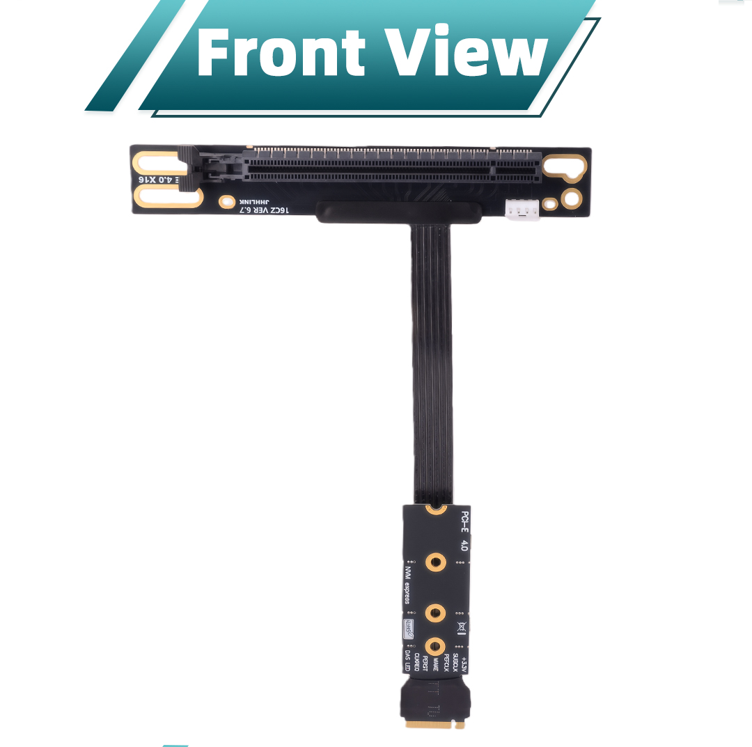 M.2 NVME To PCIe X16 90 Degree - Pcie 4.0 X16 Riser Cable 90 Degree 评论和价格