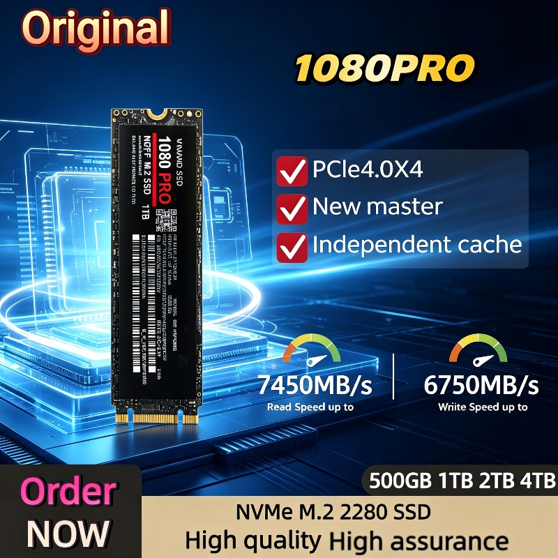 100% original 1080PRO PCIe 4.0 - M.2 Nvme 4Tb Pcie 4.0 Ssd 评论和价格