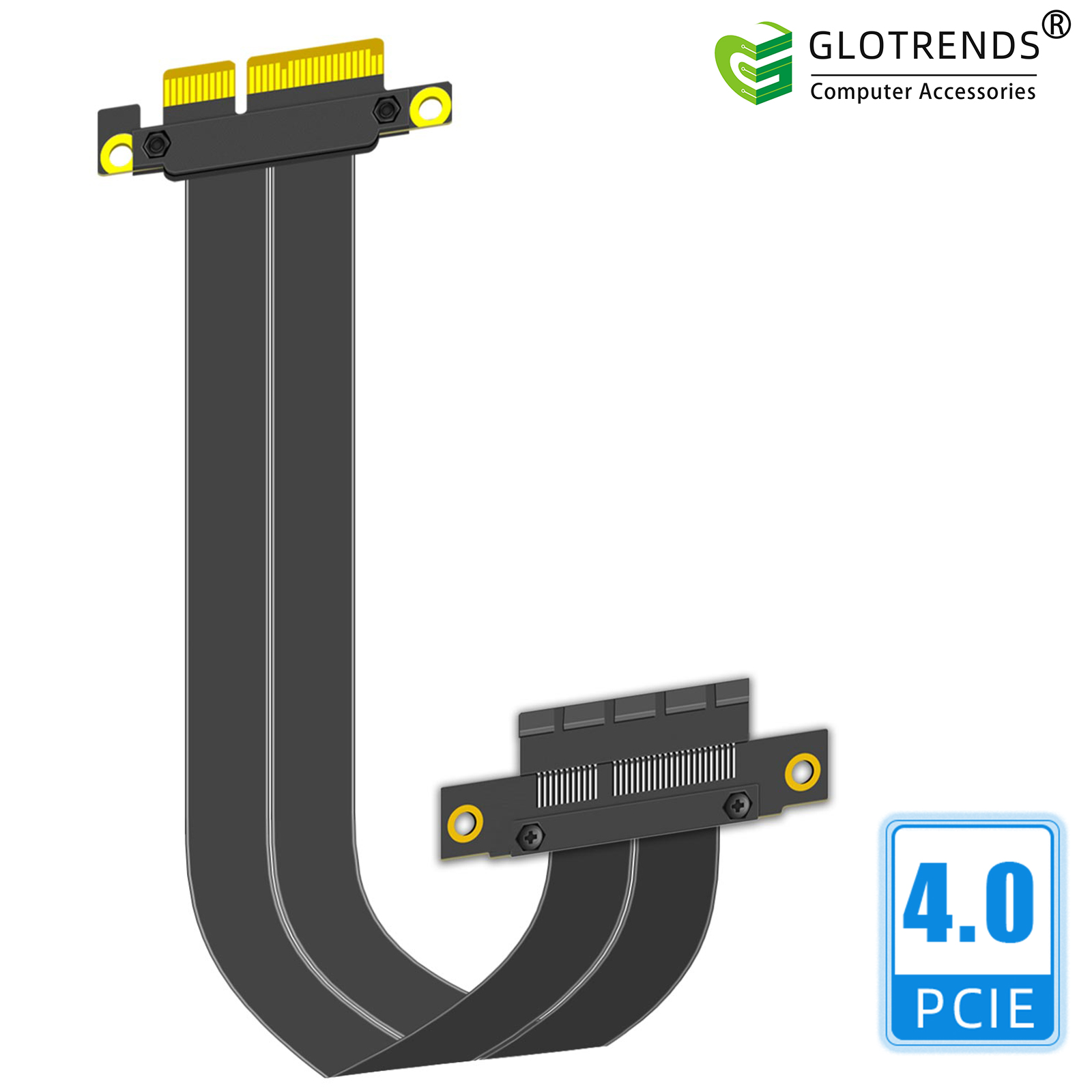 PCIe 4.0 X4 Riser Cable, 180 D - Pcie 4.0 X16 Riser Cable 90 Degree 评论和价格